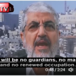 Khaled Meshaal spricht am 6. Dezember 2025 per Videolink zur Konferenz „Bund für Jerusalem“ in Istanbul (Foto: Screenshot).